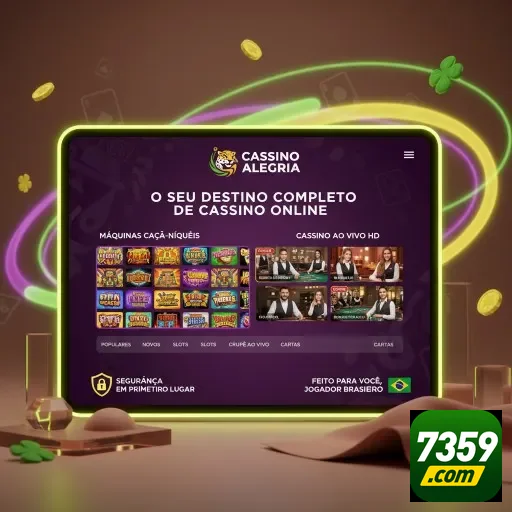 Ilustração de Experimente o aplicativo cassino 7359 com segurança total
