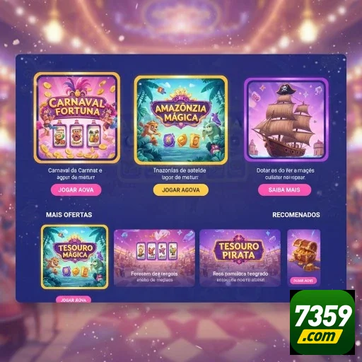 Ilustração de Explore ofertas VIP e promoções no 7359